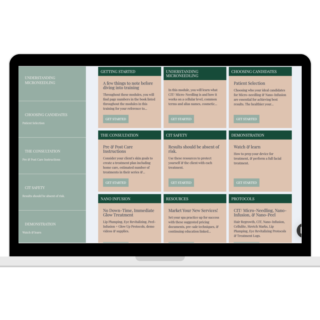 Virtual CIT / Micro-Needling + Nano-Infusion Training Certification